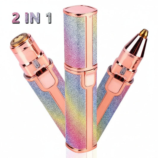 2 In 1 Rechargeable Electric Eyebrow Trimmer And Hair Removal